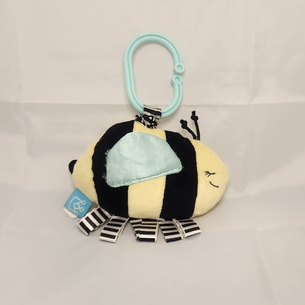 6 1/2" Manhattan Toy Co. Crinkle Rattle Bumble Bee Car seat/stroller accessory